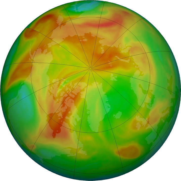 Arctic ozone map for 04 May 2017